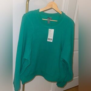 Sweaty Betty Mallow Sweater NWT in vivid green